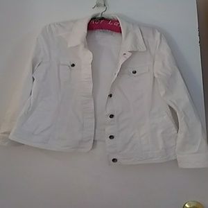White Jean jacket